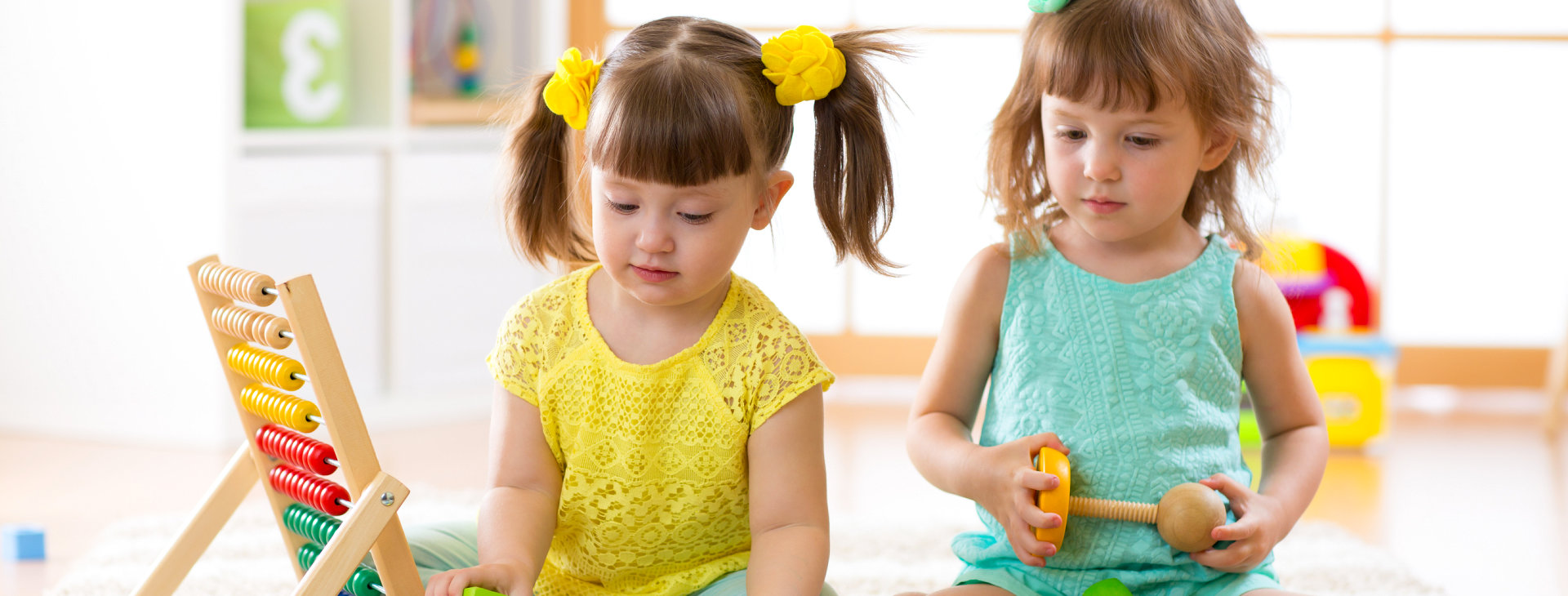 children playing with toys