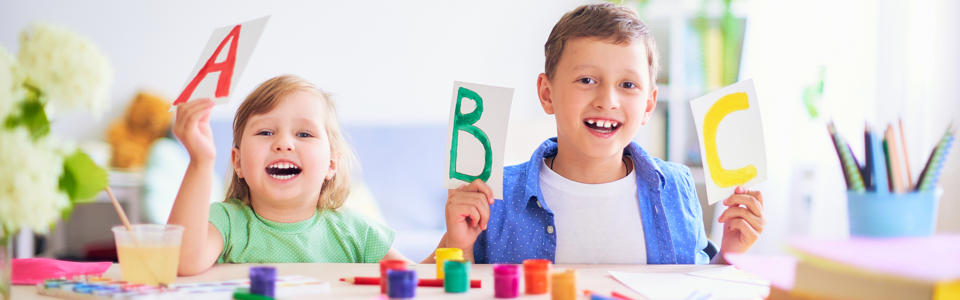 two children playing